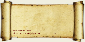 Nada Jakovljević vizit kartica